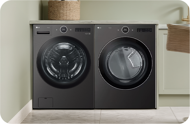 Washing machine product shot	