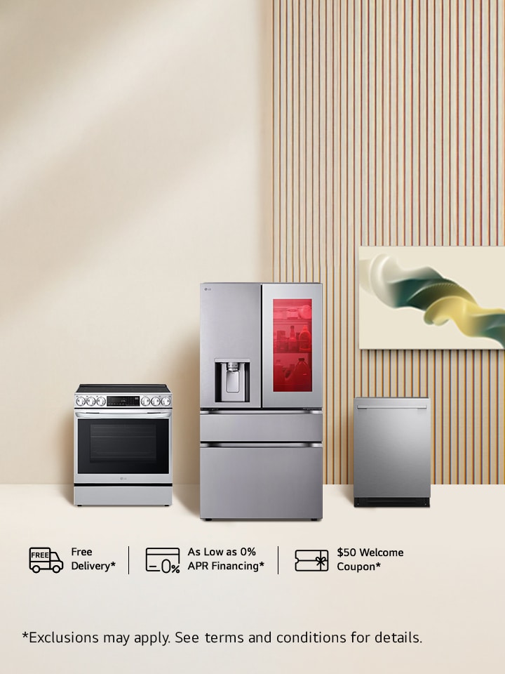 Buy 2, save $100. Buy 3 or more, save $300. Plus, enjoy free delivery on 2 or more select kitchen appliances.