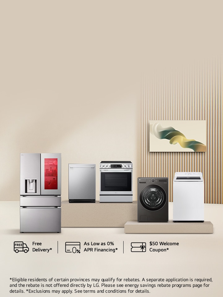 Save $100 on a select laundry pair. Free delivery for 2 or more, plus qualify for ENERGY STAR® rebates.