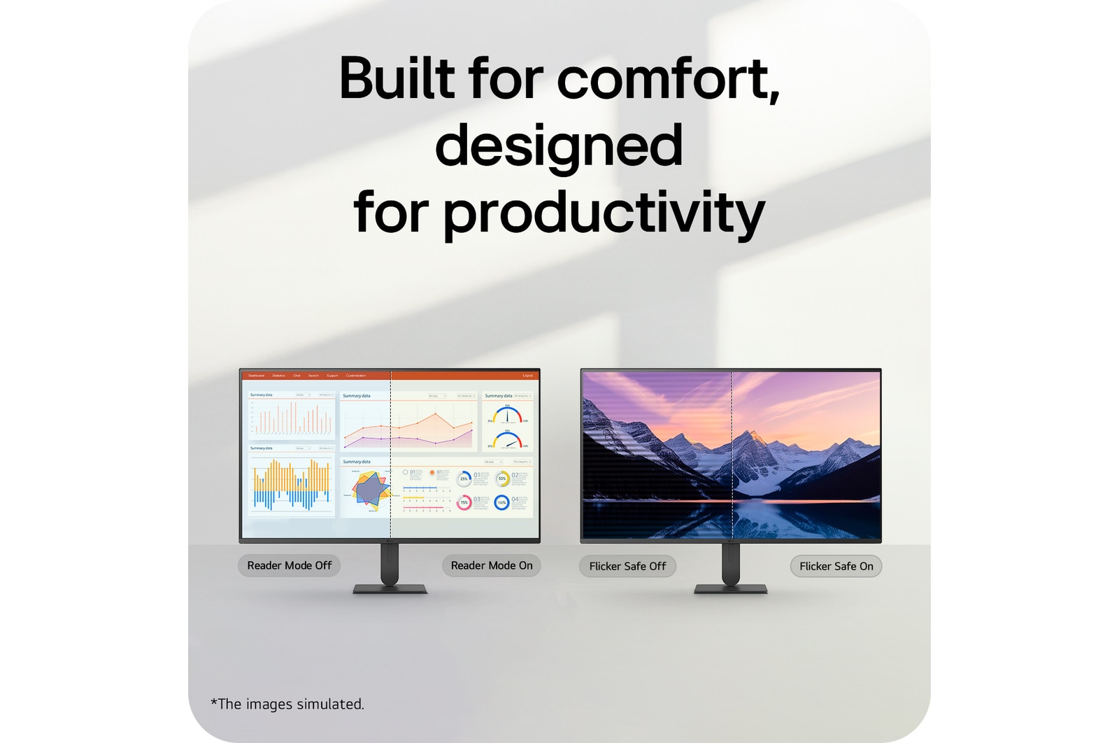 Close-up of LG UltraFine monitor ports including multiple connectivity options