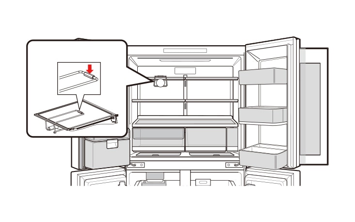 Before installing the wine rack clean the refrigerator shelf thoroughly and wipe it completely dry Then slide the rack over the shelf and press the suction cup firmly to properly fix it to the refrigerator shelf Stores one wine bottle containing twenty five point four fluid ounces seven hundred fifty milliliters or less Fits wine bottles smaller than twelve point six inches thirty two centimeters in length