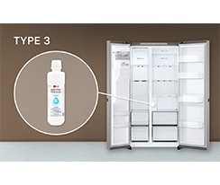 Depending on the refrigerator model used, there may be different types of filter locations.