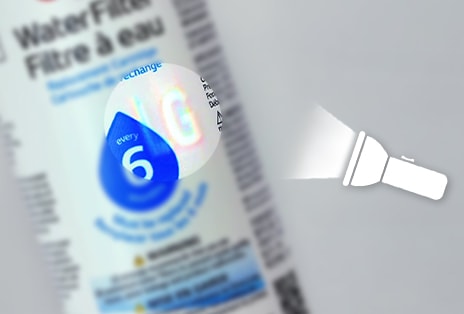 This is how to check a genuine water filter