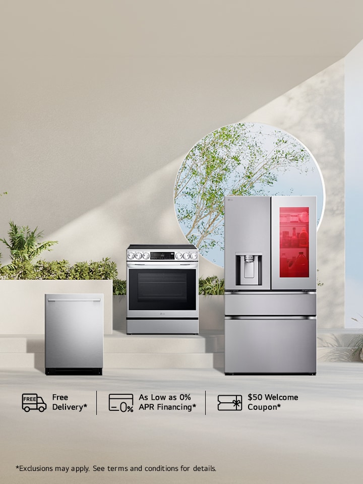 Buy 2, save $100. Buy 3 or more, save $300. And enjoy free delivery on 2 or more select kitchen appliances.
