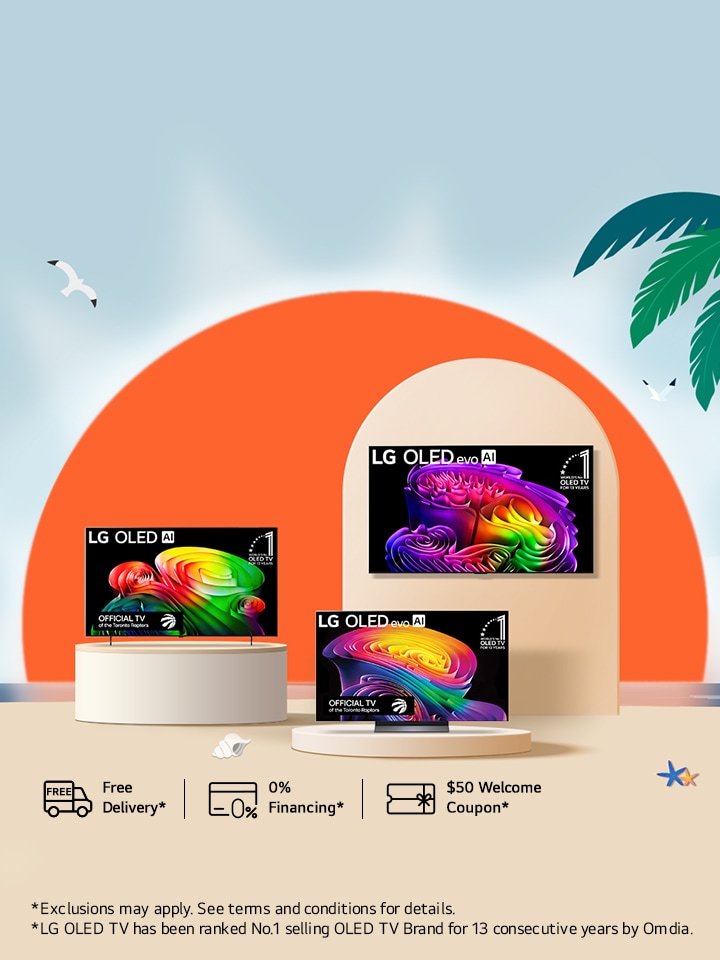 Bright days, brighter deals: Enjoy 10% Off OLED TVs