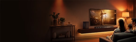 Bring movie nights to life with select TVs & soundbars starting at $179.99!