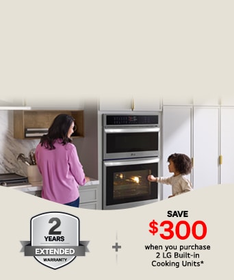 Free extended warranty for built-in
