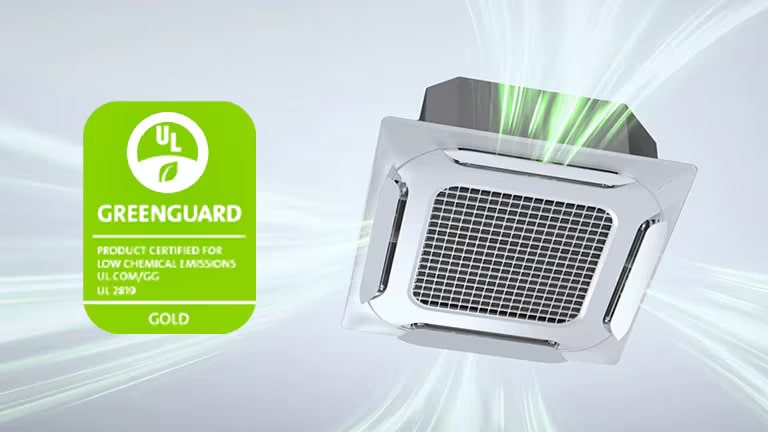  LG DUAL Vane Cassette Achieves GREENGUARD Gold