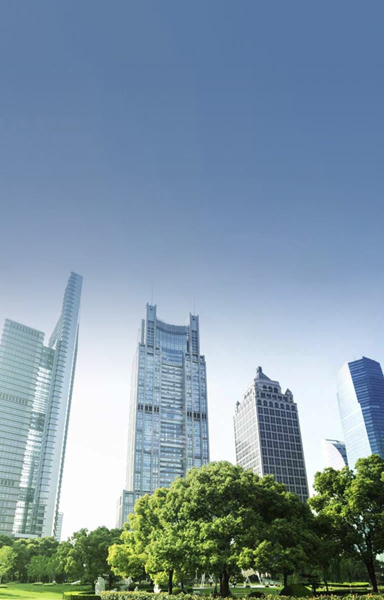 Park Land Surrounded by Skyscrapers