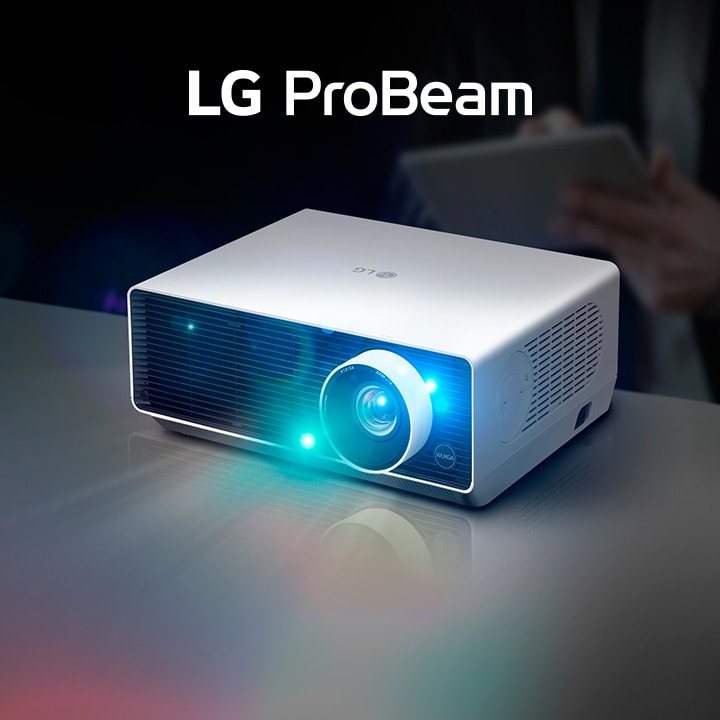LG ProBeam projector.