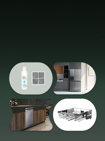 Picture of the LG Products and genuine accessories.