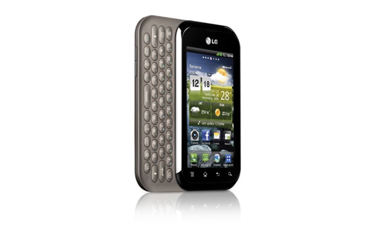 LG Eclypse | Connect with this Stylish Slide-Out full QWERTY Android Smartphone, C800G
