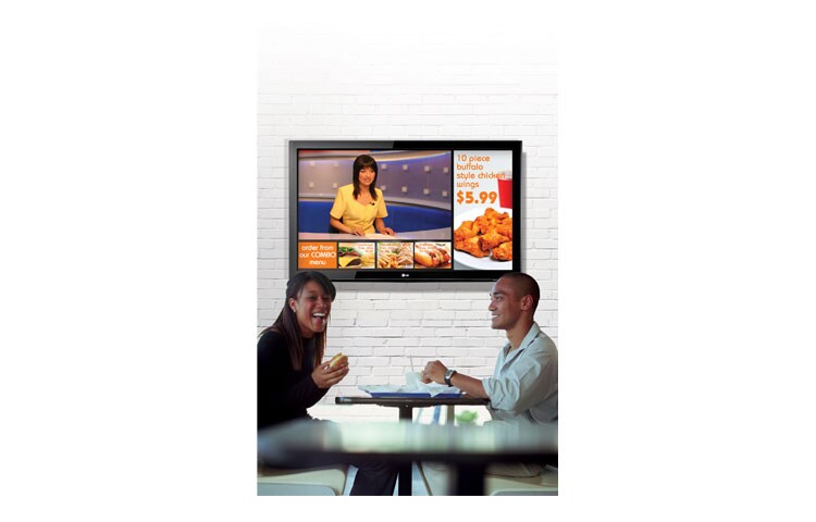 LG 47" class (46.9" measured diagonally) LG EzSign TV, 47LV355B