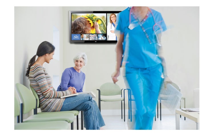 LG 55" class (54.6" measured diagonally) LG EzSign TV, 55LV355B