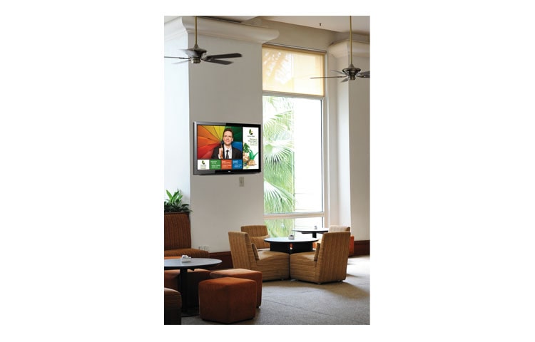 LG 55" class (54.6" measured diagonally) LG EzSign TV, 55LV355B