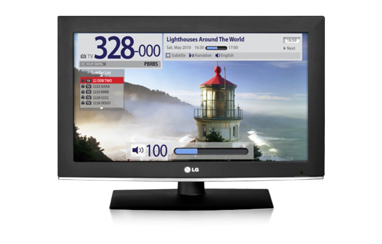 Front view of HealthView™ Series 26&#34; class (26.0&#34; diagonal) LCD Widescreen HDTV 26LD360L