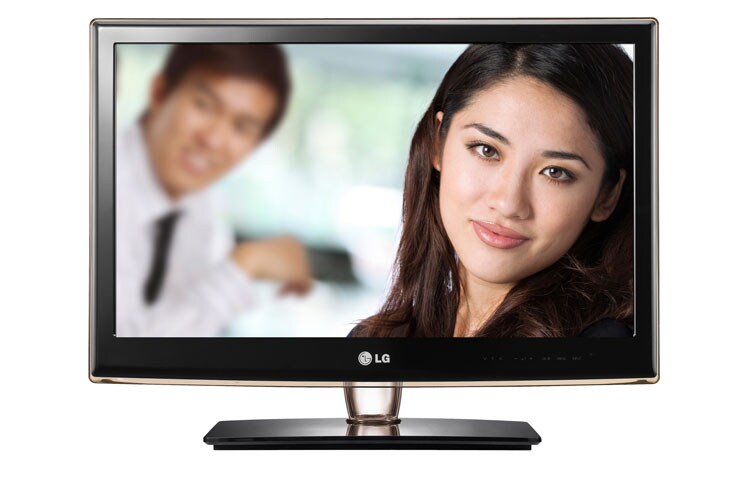 Front view of 22&#34; class (21.6&#34; measured diagonally) LCD Commercial Widescreen Integrated HDTV 22LV255C