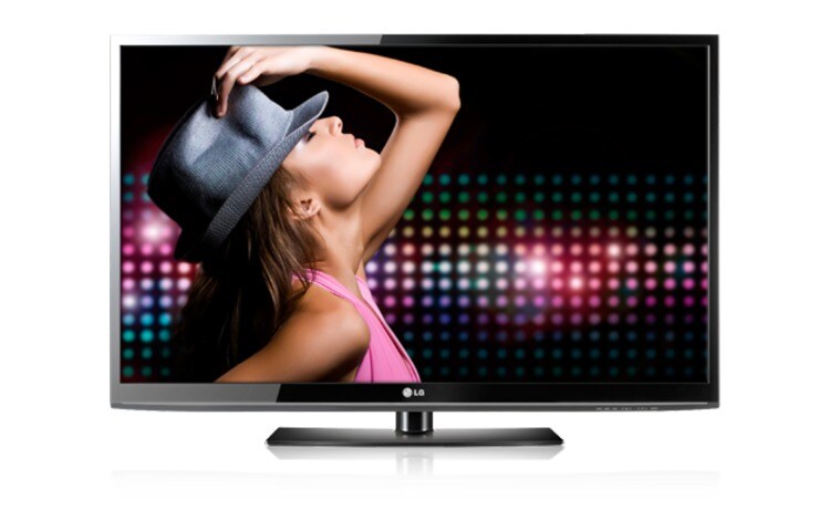 Front view of 42&#34; class (41.6&#34; diagonal) Plasma Widescreen HDTV 42PJ350C
