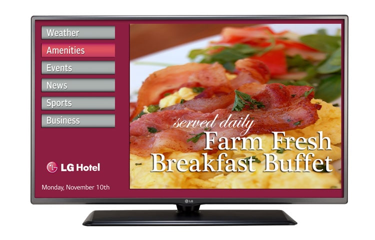 Front view of 32&#34; class Slim Direct LED TV (31.51&#34; diagonal) 32LY570H