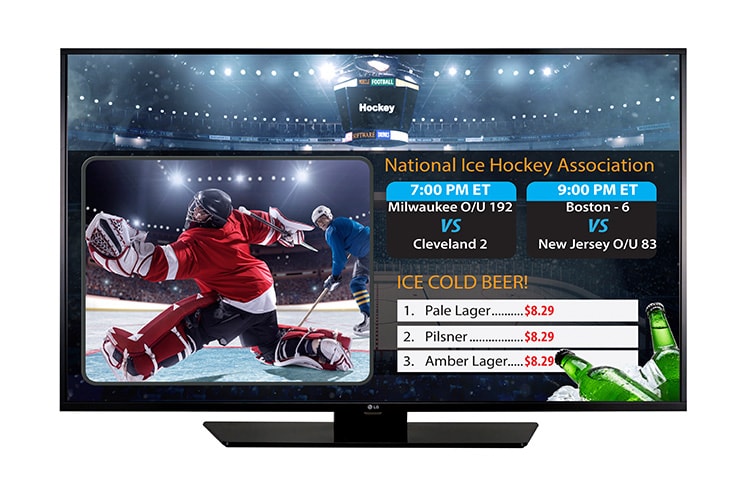 Front view of 55&#34; class TV Tuner Built-In Digital Signage (54.9&#34;/1395mm diagona) 55LX540S