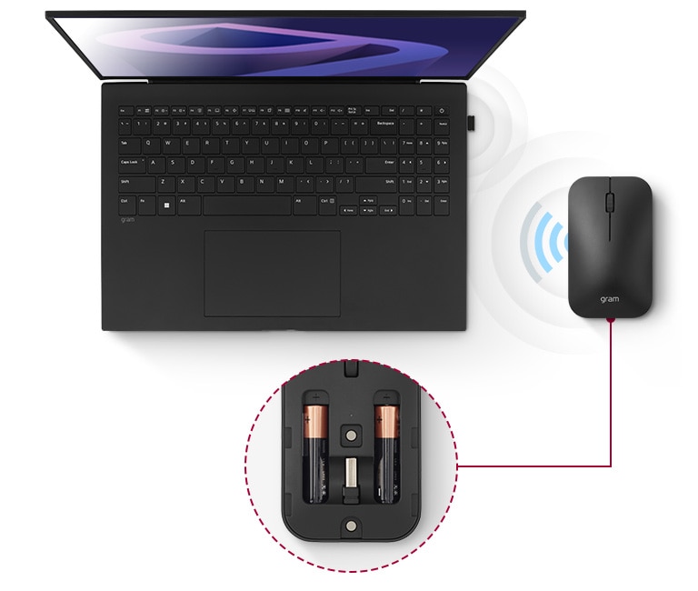Features advanced 2.4GHz wireless technology allows easy set-up without using driver installation.