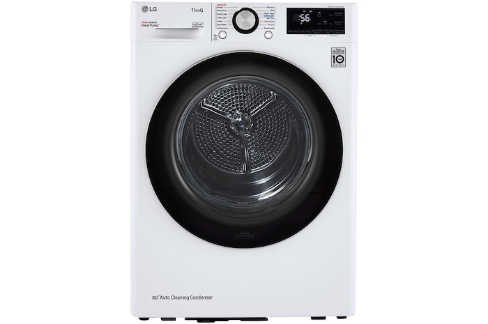 Front view of LG 7.4 cu.ft. Ultra Large Capacity Electric Dryer