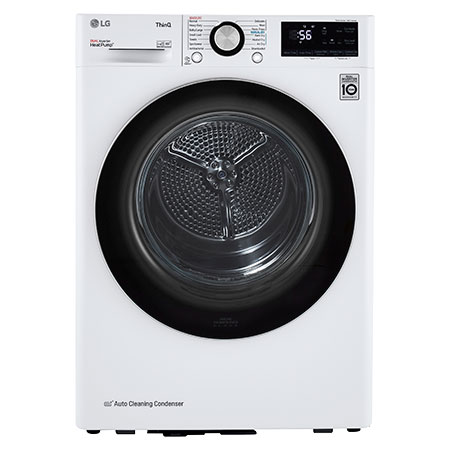 Front view of LG 7.4 cu.ft. Ultra Large Capacity Electric Dryer