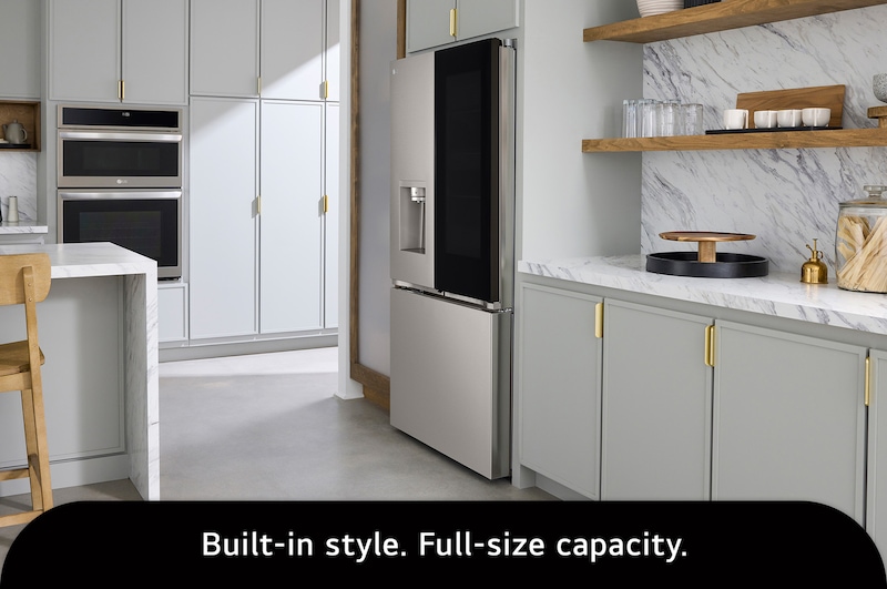 The LG LF26C6360S refrigerator's Counter-Depth MAX™ design, offering a built-in look with large 26 cu.ft. capacity.