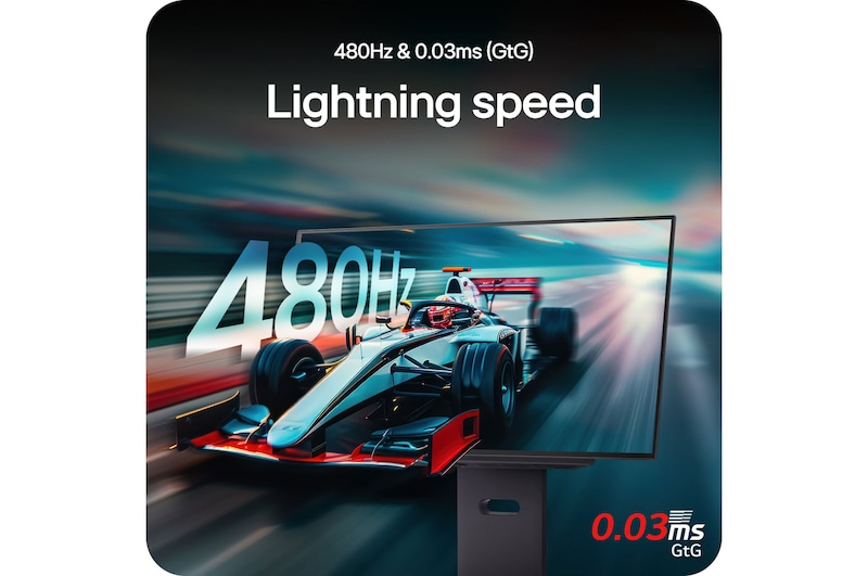 Lg 27gx790a-b ultragear oled gaming monitor 480hz in 0,03 ms odzivni čas