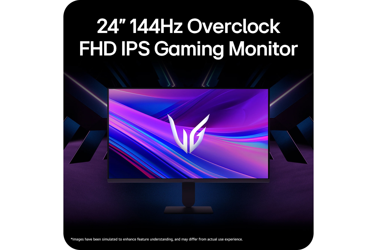 LG UltraGear™ G4 24-inch 144Hz (overclock) FHD IPS Gaming Monitor