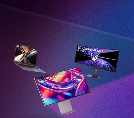 Introducing the latest LG monitors, laptops and projectors, powerful, stunning visuals and seamless experiences