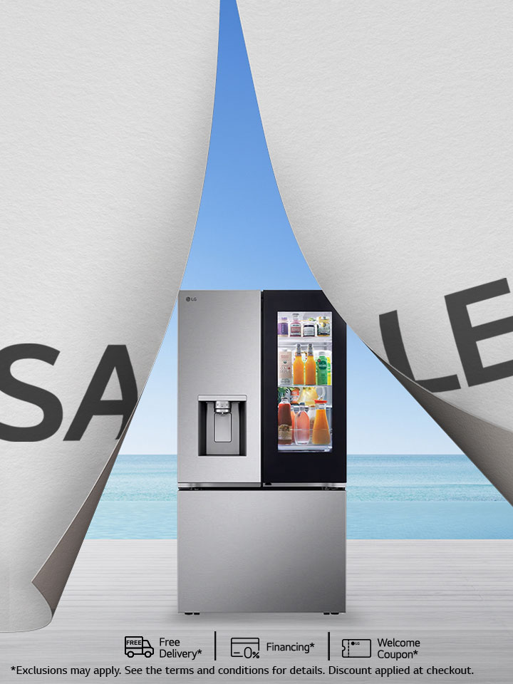 Save the Tax on LG InstaView® Door-in-Door® Refrigerator