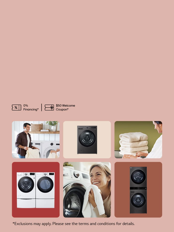 Buy More Save More on LG Washers and Dryers