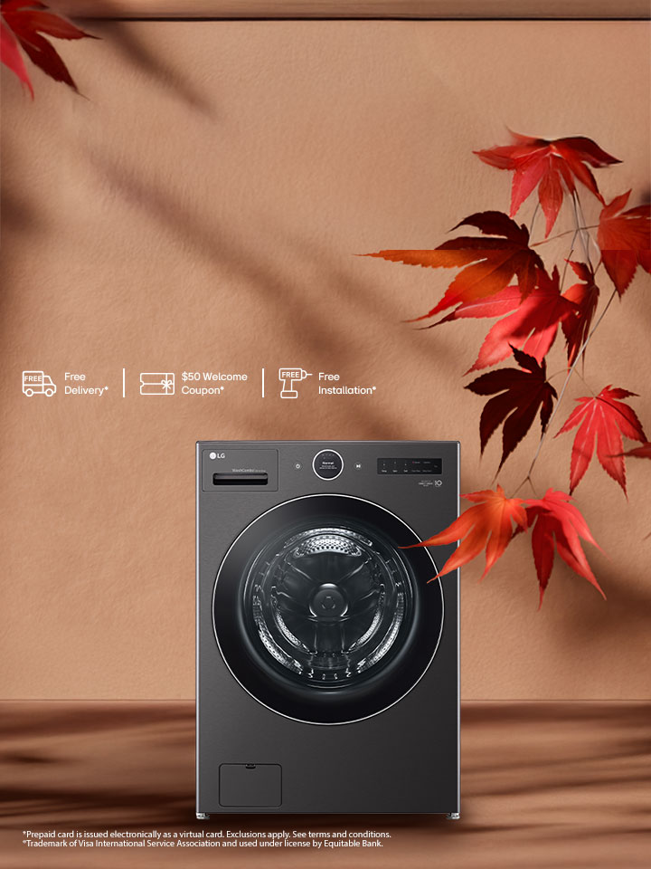 Appliance upgrade offer - Save on eligible Laundry appliances, with free delivery and free installation.