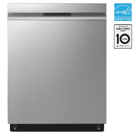 24" QuadWash & Dynamic Dry 48 dB, Top Control, Stainless, LG Dishwasher