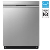 24" QuadWash® & Dynamic Dry™ 48 dB, Top Control, Stainless, LG Dishwasher