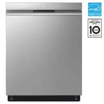Front view of LG Dishwashers, Top control LDPN454HT