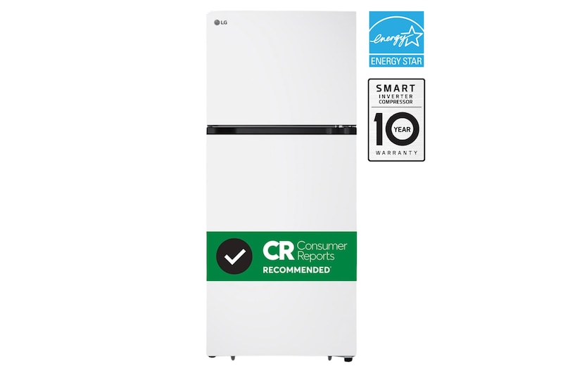 Front view of 28" 18 cu. ft. Top Freezer Refrigerator LT18S2100W