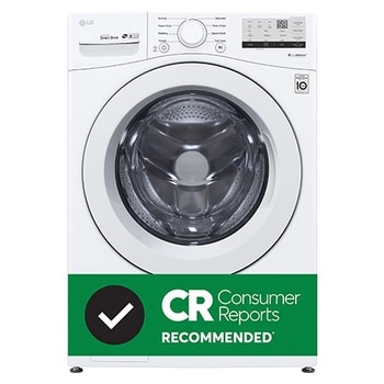 Front view of 5.2 cu. ft. Ultra Large Front Load Washer (WM3400CW)