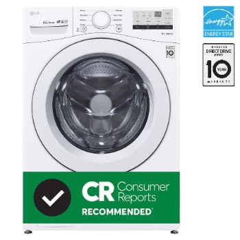 Front view of 5.2 cu.ft. Front Load Washer with 6Motion® and ColdWash™ WM3400CW