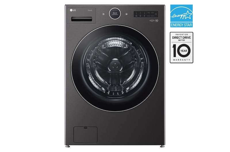 Front view of 5.8 cu.ft. Front Load Washer with ezDispense®, TurboWash®, Steam WM6700HBA