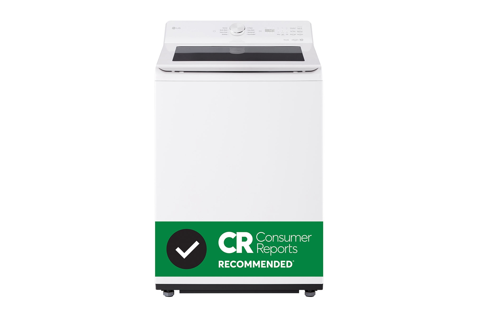 Front view of 5.6 cu.ft Large Capacity Top Load Washer with EasyUnload™ (WT8205CW)