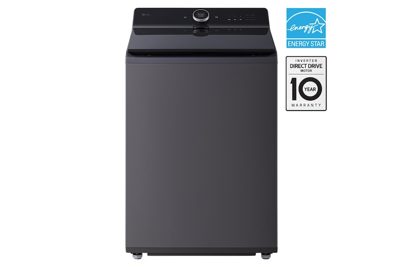 Front view of 6.3 cu. ft. Top Load Washer ezDispense®, EasyUnload®, TurboWash® WT8600CB