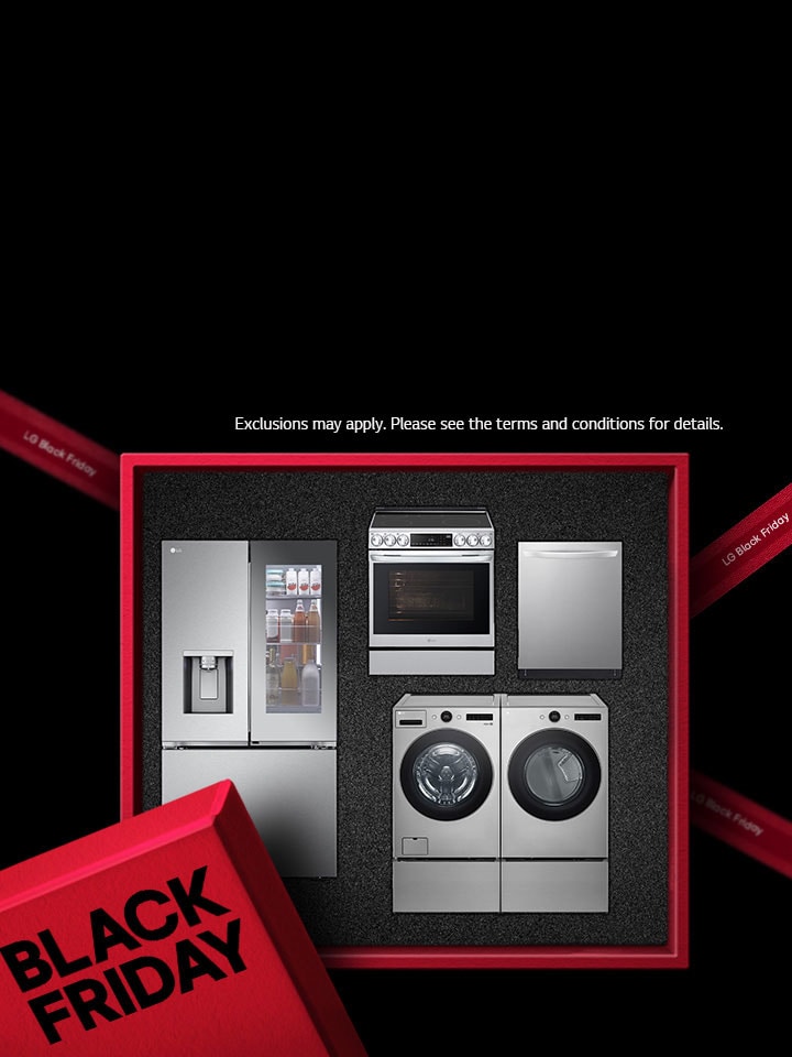 Buy more save more on select LG kitchen appliances. Black Friday.