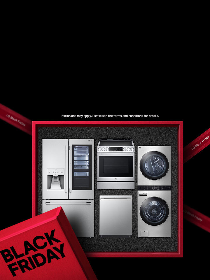 Buy More Save More on LG STUDIO major appliances. Black Friday.