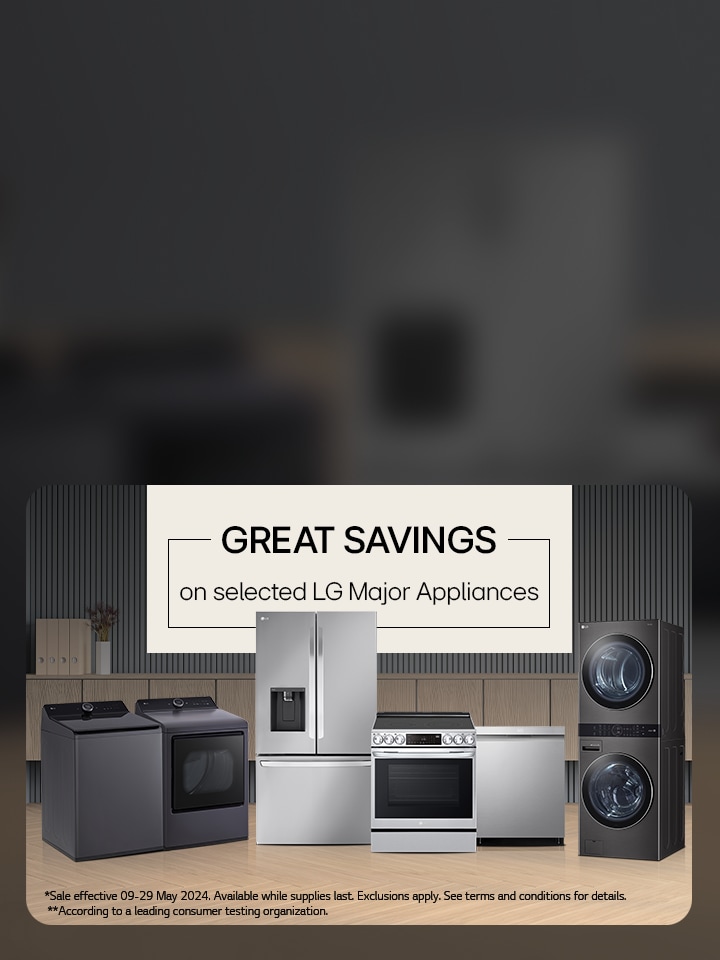 Super Sale on LG Appliances!
