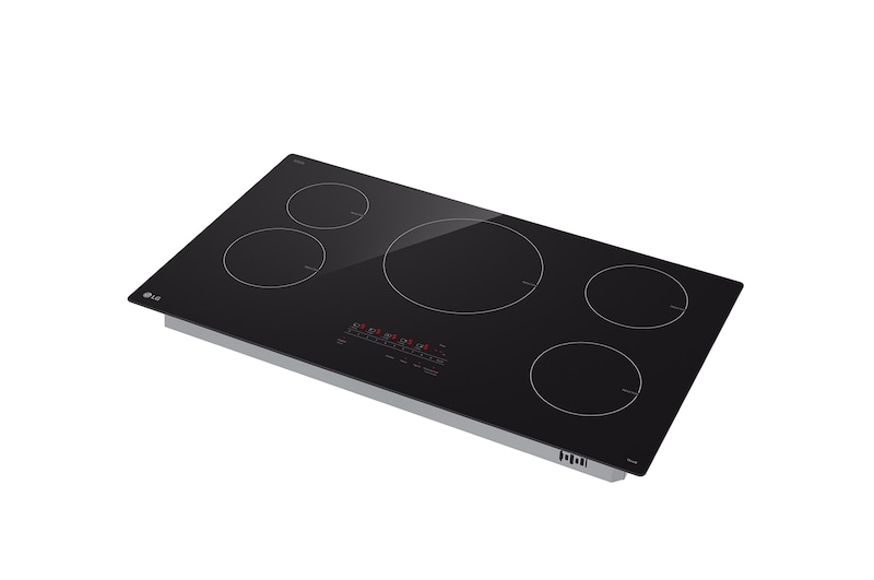 LG 36” Induction Cooktop | UltraHeat 4.3kW Element & Smart, CBIH3613BE