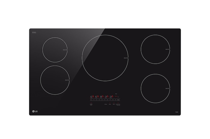 LG 36” Induction Cooktop | UltraHeat 4.3kW Element & Smart, CBIH3613BE