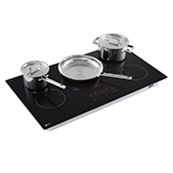 LG 36” Induction Cooktop | UltraHeat 4.3kW Element & Smart, CBIH3613BE
