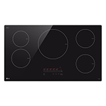 LG 36” Induction Cooktop | UltraHeat 4.3kW Element & Smart, CBIH3613BE